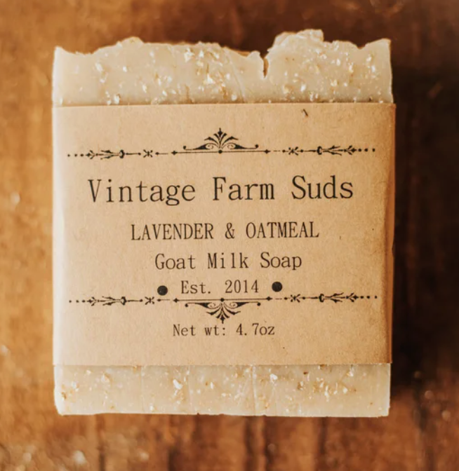 Lavender Oatmeal Goats milk soap